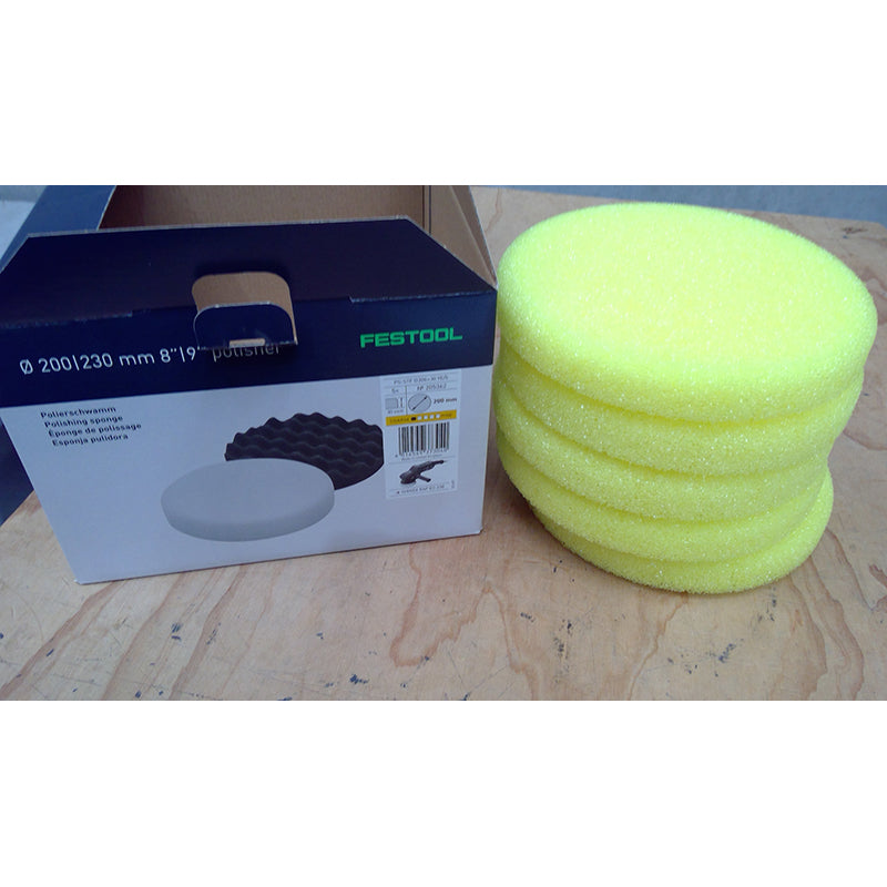 200mm Polishing Sponge - 5 Pack