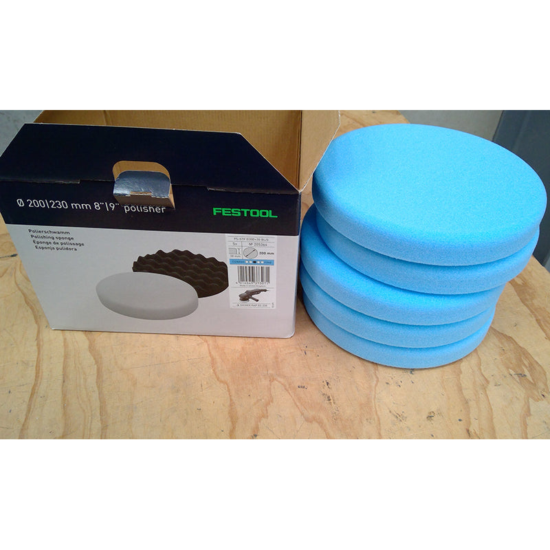 200mm Polishing Sponge - 5 Pack