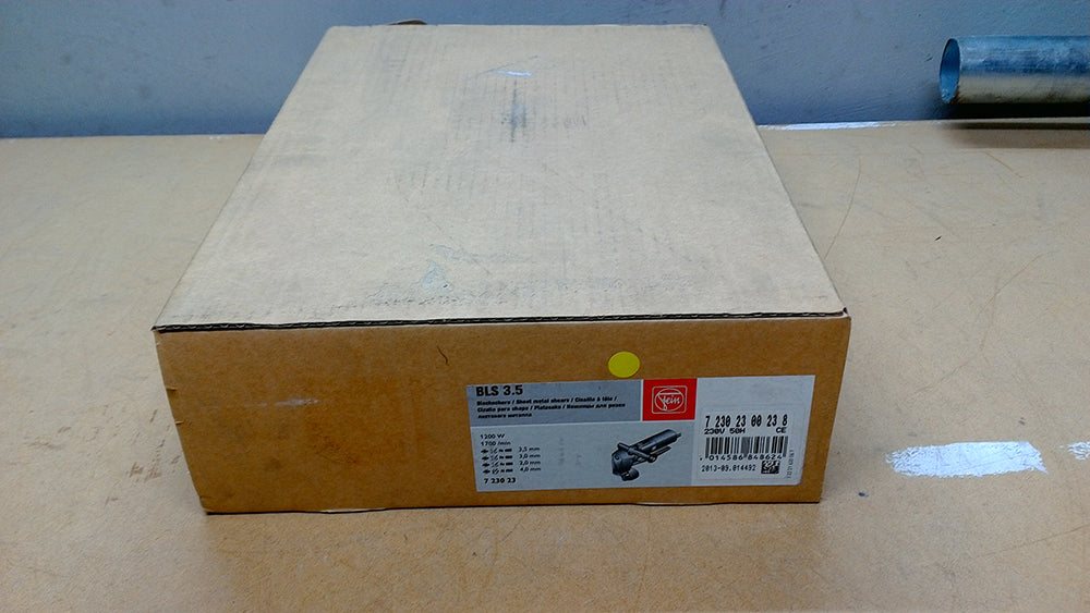 BLS 3.5 1200W Sheet Metal Shears - New + Damaged Container