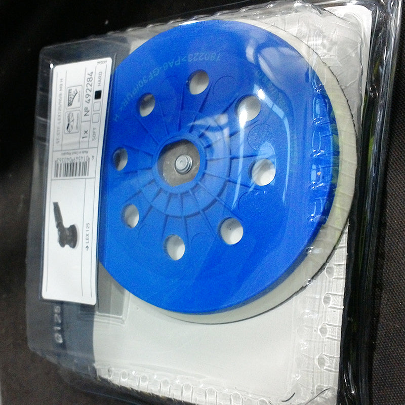 Hard High Temperature Backing Pad 125mm M8 - New + Damaged Packaging