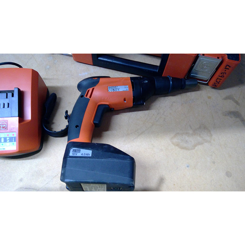 ASCS 18V Cordless Heavy Duty Screwdriver 4.0Ah Set - Ex-Demo