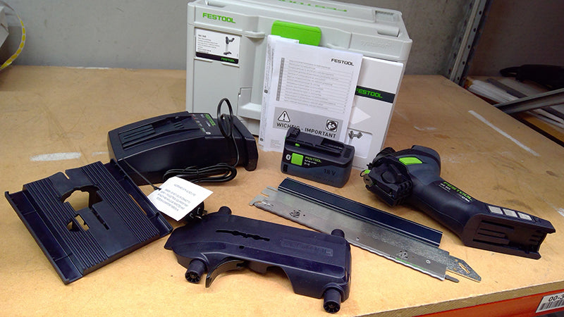 ISC 18V 240mm Cordless Insulation Saw 5.0Ah Bluetooth Set