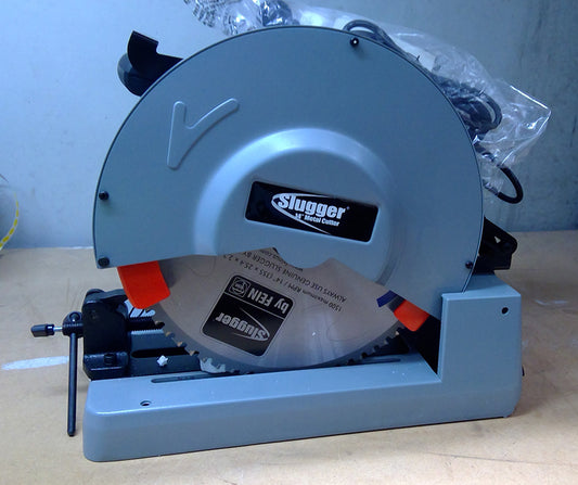 SLUGGER 14” Metal Cutting Chop Saw - New + Cosmetic Damage