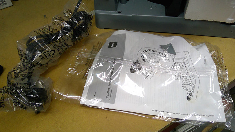 SLUGGER 14” Metal Cutting Chop Saw - New + Cosmetic Damage