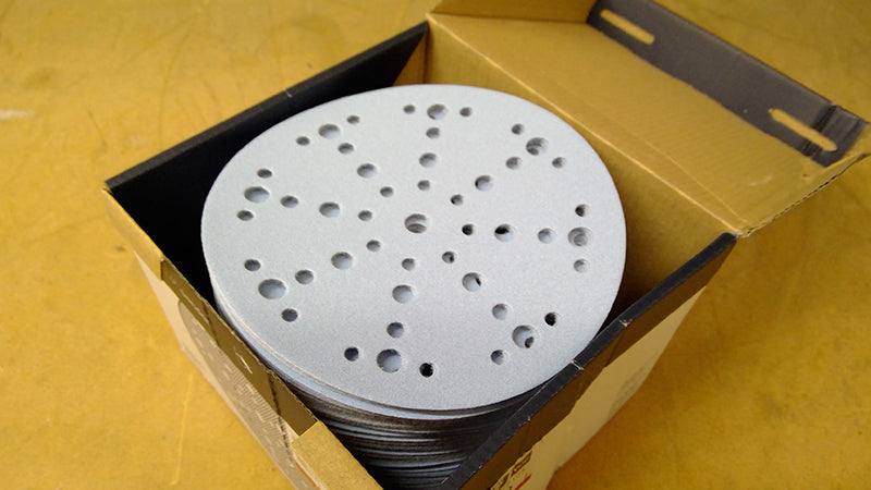 Granat D150mm 48-hole Abrasive Disc P120 – 100 Pack