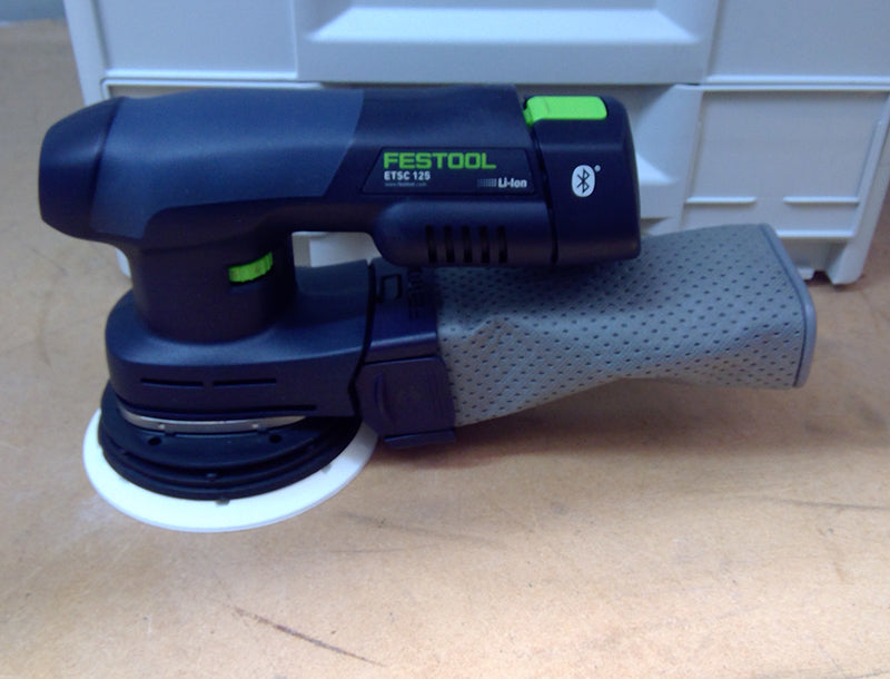 ETSC 125 18V Cordless Random Orbital Sander 3.0Ah Set - New tool with damaged Systainer