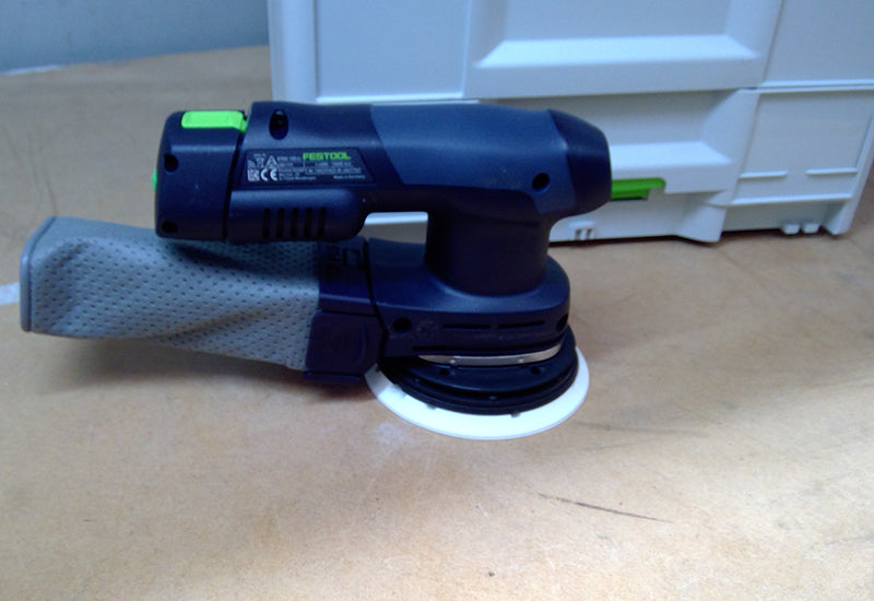 ETSC 125 18V Cordless Random Orbital Sander 3.0Ah Set - New tool with damaged Systainer