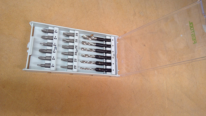 CENTROTEC 3-8mm Mini Wood Spiral Drill Bit Set for Systainer3