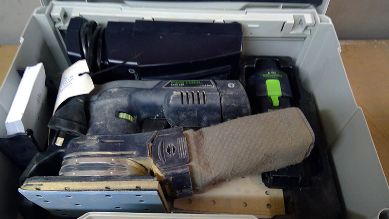 RTSC 400 18V 80 x 133mm Cordless Orbital Sander 3.0Ah Set – Ex-Demo