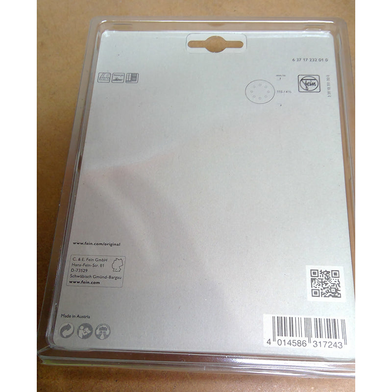 Sanding Sheet Perforated Circular D115 P240 - 16 Pack - Clearance