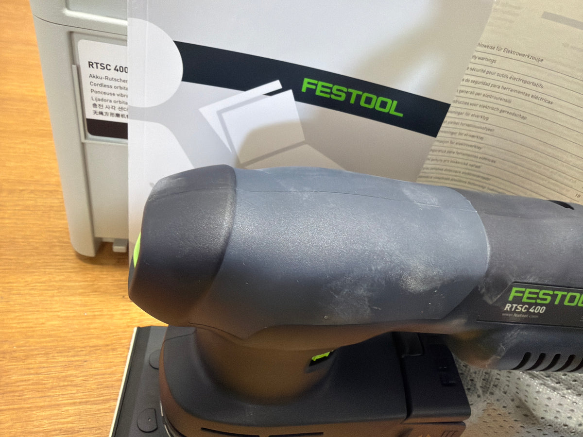 RTSC 400 18V 80mm x 133mm Cordless Orbital 1/4 Sheet Sander Basic in Systainer — warehouse photo 3