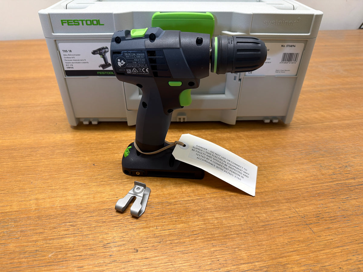 TXS 18V Cordless Compact 2 Speed Drill Basic in Systainer — warehouse photo 2