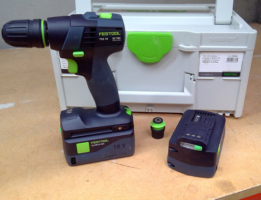 TXS 18V Cordless Compact 2 Speed Drill Set - Ex-Demo
