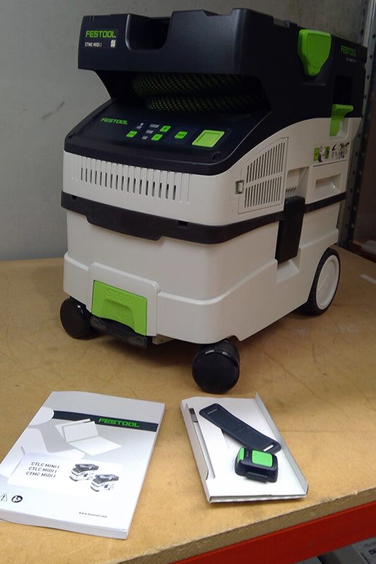 CTMC MIDI 15l M-Class 18V Cordless Dust Extractor – Ex-Demo