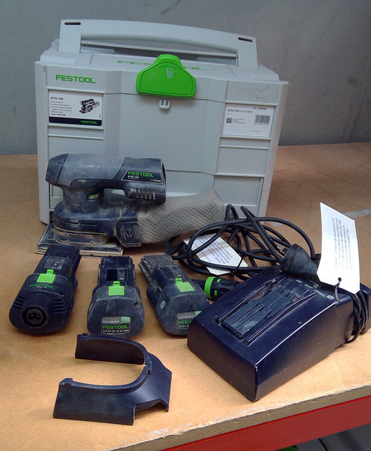 RTSC 400 18V 80 x 133mm Cordless Orbital Sander 3.0Ah Set – Ex-Demo