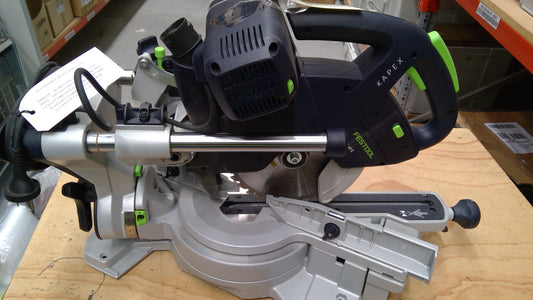 KS 60 KAPEX 216mm Slide Compound Mitre Saw Set - Ex-Demo