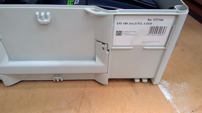 CTMC SYSI 4.5l M Class 18V Cordless Mobile Dust Extractor and 4.0Ah High Power Energy Set- New with damage