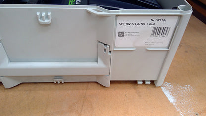 CTMC SYSI 4.5l M Class 18V Cordless Mobile Dust Extractor and 4.0Ah High Power Energy Set- New with damage