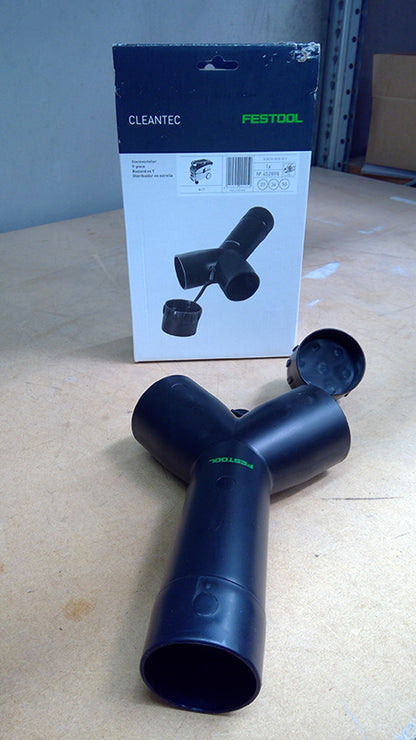 Anti Static 50mm Y-Piece for Dual Suction Hoses – Damaged Packaging