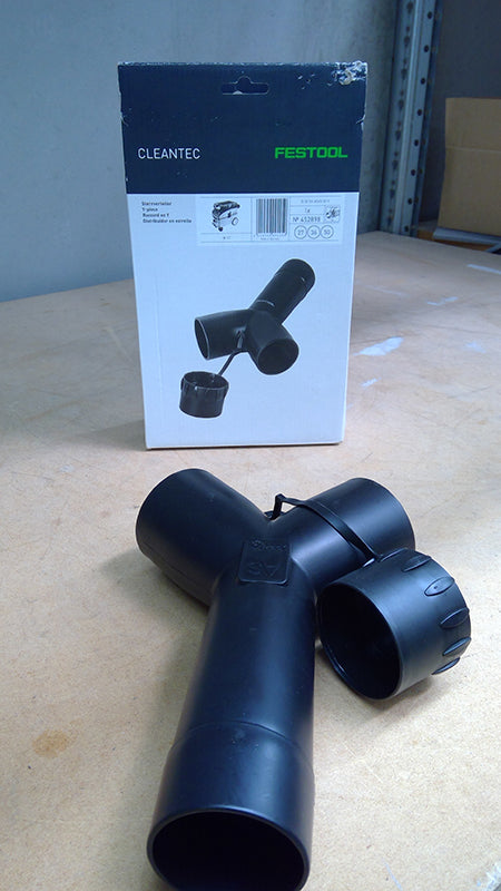 Anti Static 50mm Y-Piece for Dual Suction Hoses – Damaged Packaging