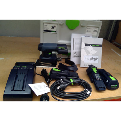 RTSC 400 18V 80mm x 133mm Cordless Orbital Sander Bluetooth 3.0Ah Set– Ex-Demo