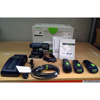 RTSC 400 18V 80mm x 133mm Cordless Orbital Sander Bluetooth 3.0Ah Set– Ex-Demo