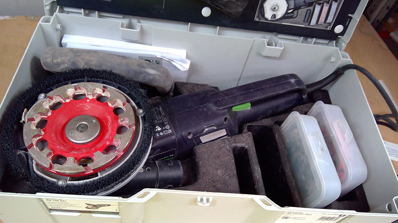 RG ECI 130mm Brushless Concrete Grinder – Ex-Demo