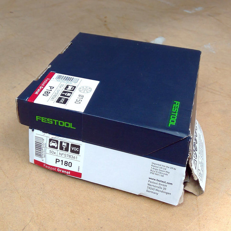 Granat D150mm 48-hole Abrasive Disc – P180 50 Pack