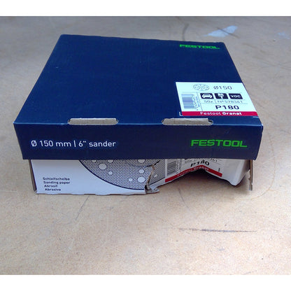 Granat D150mm 48-hole Abrasive Disc – P180 50 Pack