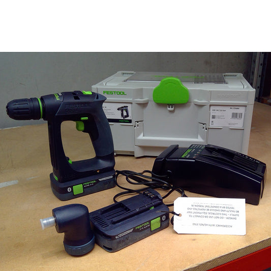 CXS 18V Cordless Compact 3.0Ah Drill Set - Ex-Demo