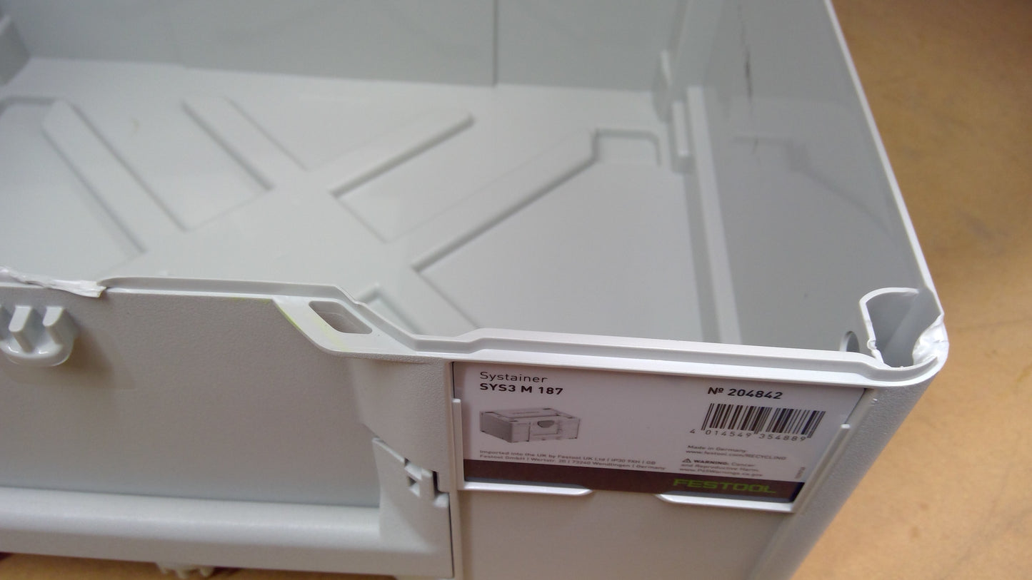 Systainer3 SYS 2 187 x 396mm Storage Box - Damaged