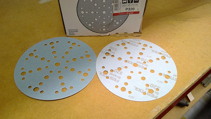 Granat D150mm 48-hole Abrasive Disc P320 – 100 Pack