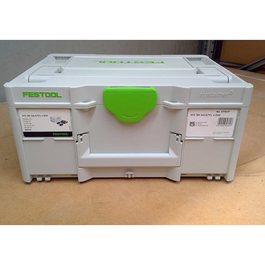 SYS 18V Energy Set 2 x 5.0Ah TCL6 Duo in Systainer - Ex-Demo