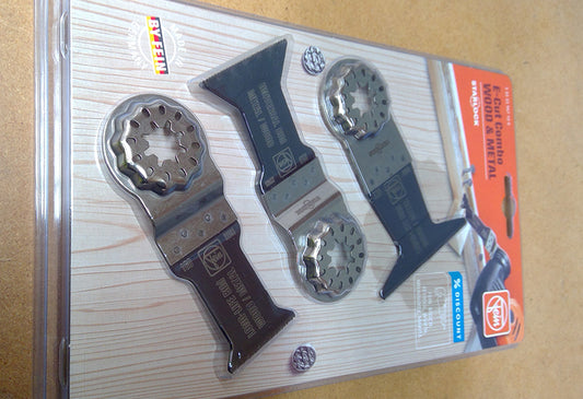 E-Cut Combo Starlock Wood/Metal Blade - Damaged