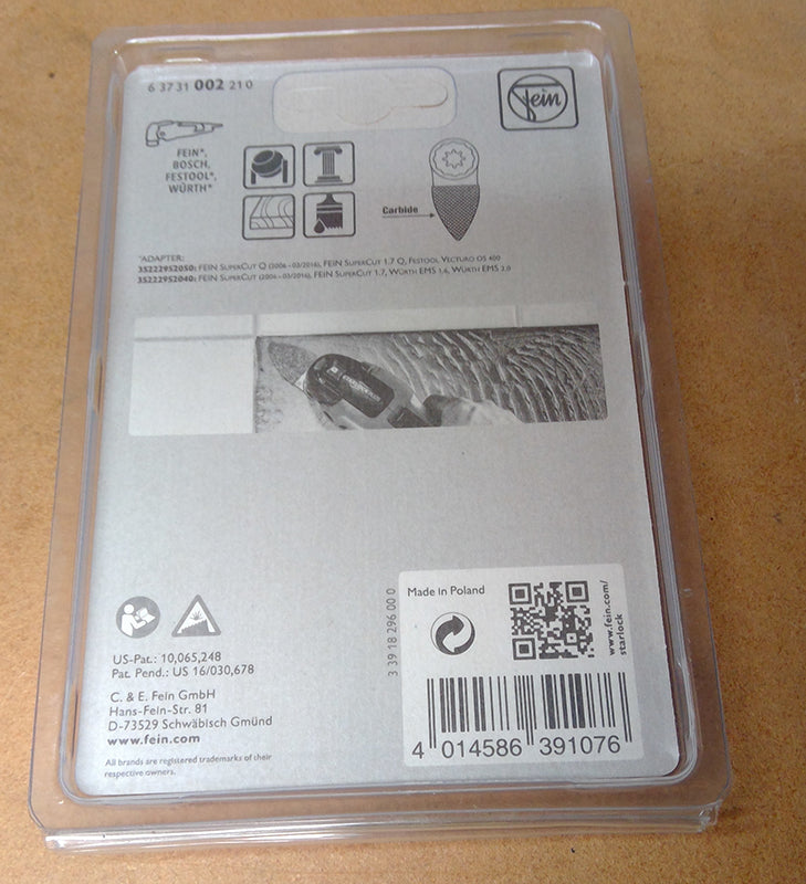 Starlock Plus Carbide Rasp 45mm Finger Shape Blade - Damaged