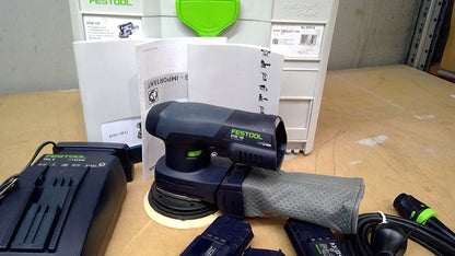 ETSC 125 18V Cordless Random Orbital Sander 3.0Ah Set - Ex-Demo