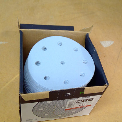Granat Abrasive Sheet 80mm x 133mm P120 grit - 100 Pack - Damaged