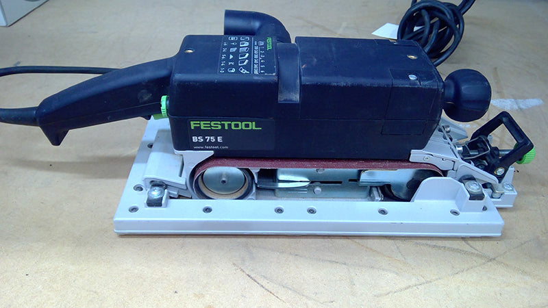 BS 75mm Belt Sander in Systainer with Sanding Frame Set - Ex-Demo