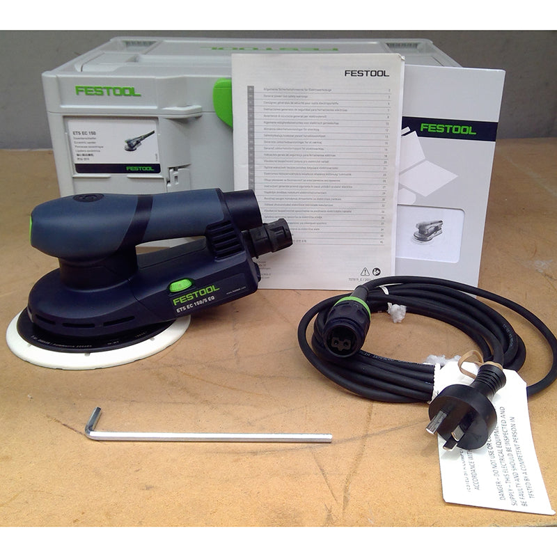 ETS EC 150mm Brushless Random Orbital 5mm Sander in Systainer - Ex-Demo