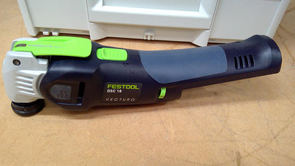 OSC VECTURO 18V Starlock Cordless Oscillator Basic in Systainer - Battery and charger not included - Ex-Demo